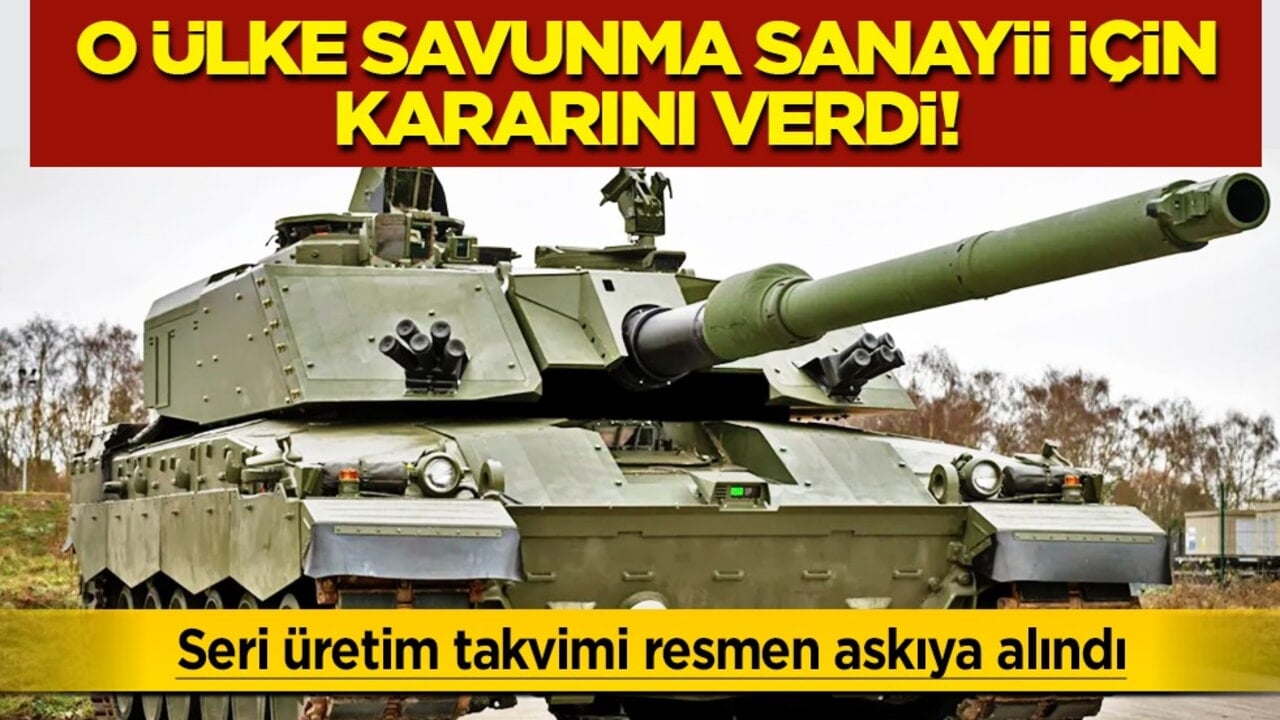 Birleşik Krallık o tanklar için kararını verdi... Challenger 3 İçin Seri Üretim Takvimi Askıya Alındı