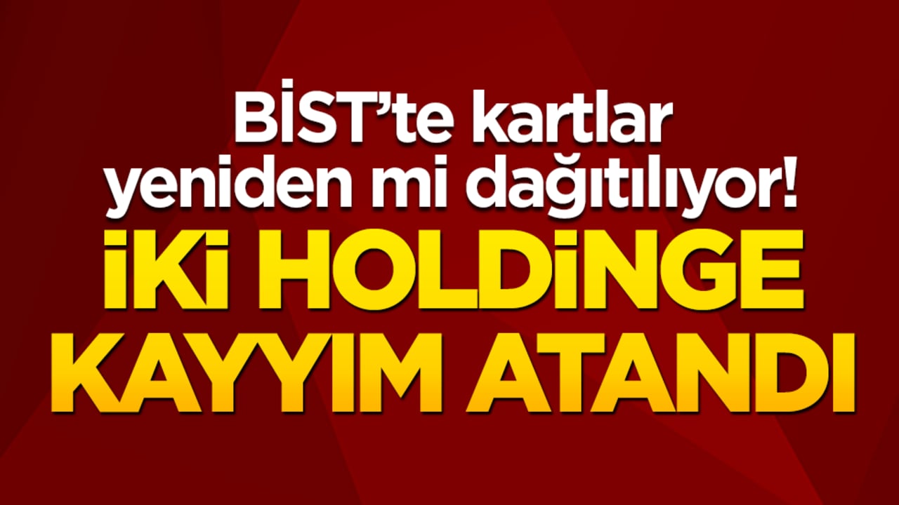 BİST’te kartlar yeniden mi dağıtılıyor! İki holdinge kayyum kararı verildi TMSF el koydu