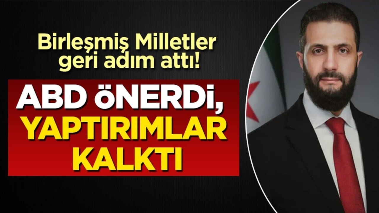 BMGK Suriye Cumhurbaşkanı Şara'ya uygulanan yaptırımları kaldırdı