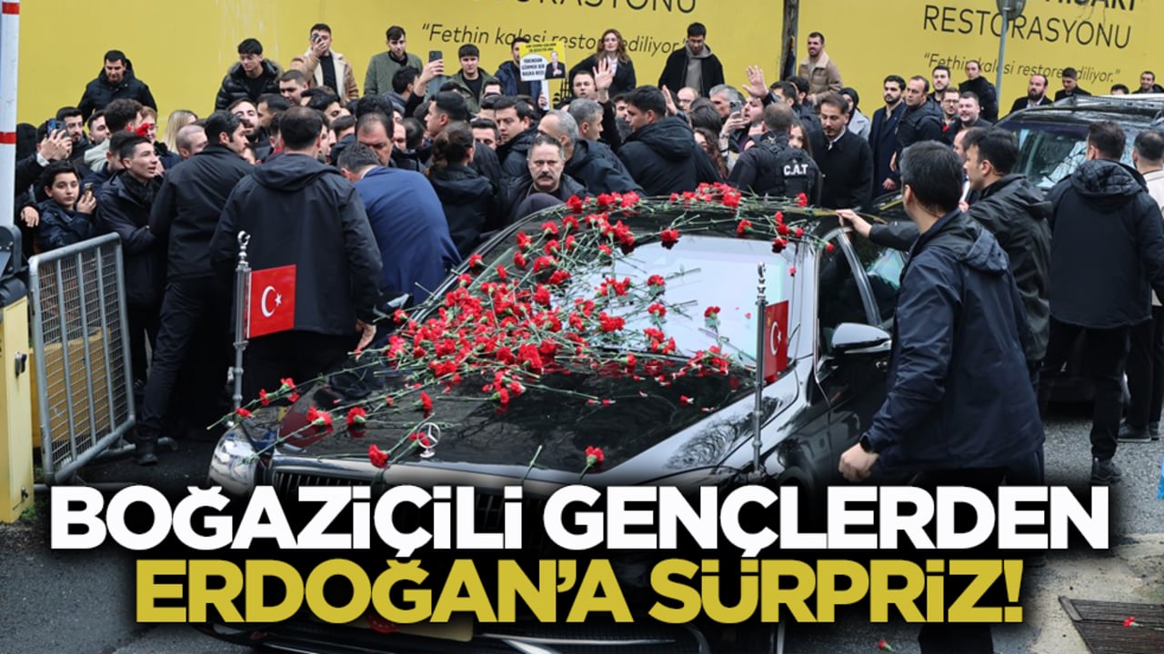 Boğaziçili gençlerden Erdoğan’a sürpriz!