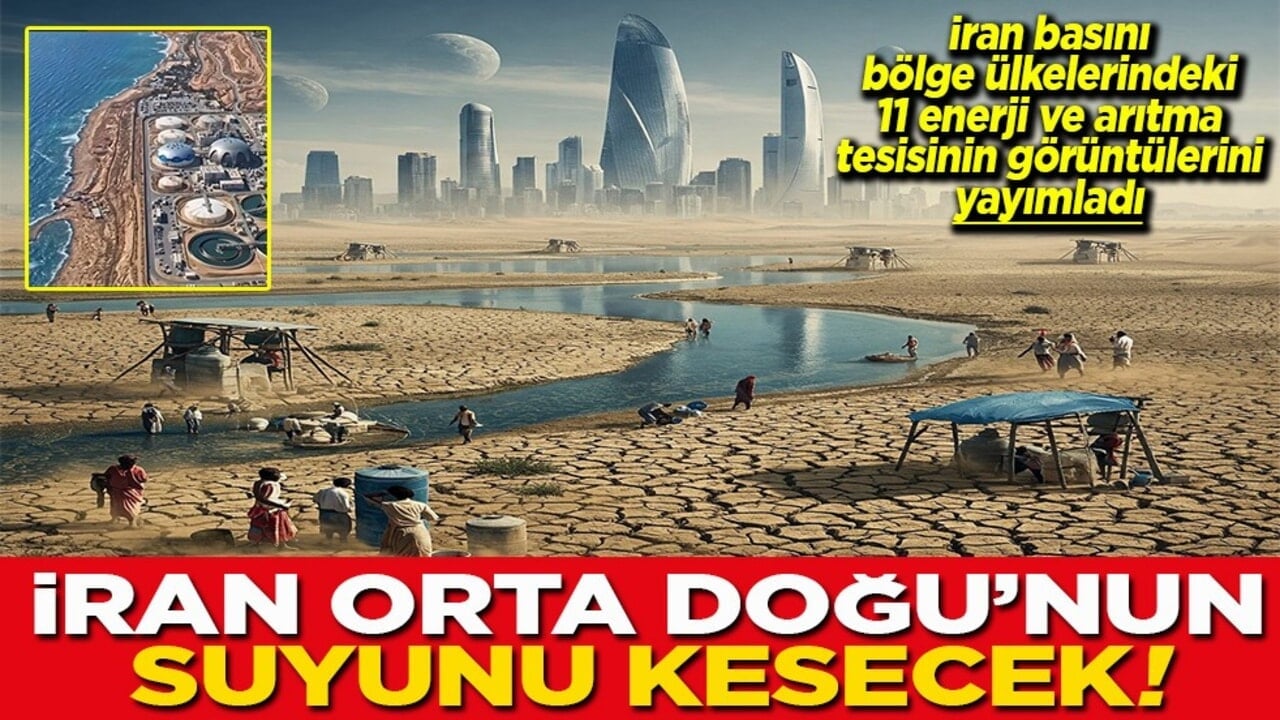 Bölgedeki 11 enerji ve arıtma tesisinin görüntülerini yayımladı İran Orta Doğu’nun suyunu kesecek!