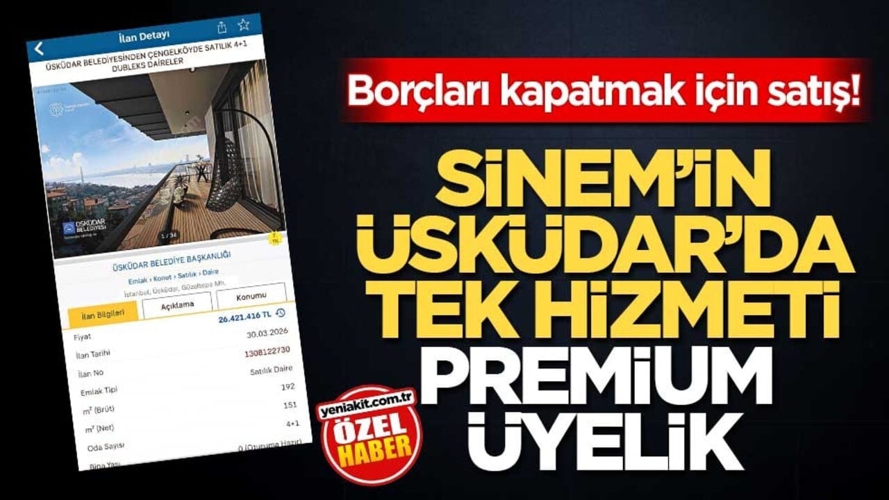 Borçları kapatmak için satış! Sinem’in Üsküdar’da tek hizmeti Premium üyelik