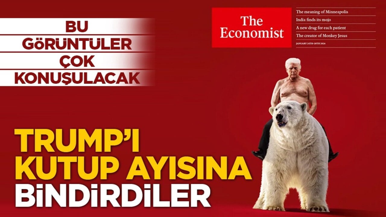 Bu görüntüler çok konuşulacak: Trump’ı kutup ayısına bindirdiler