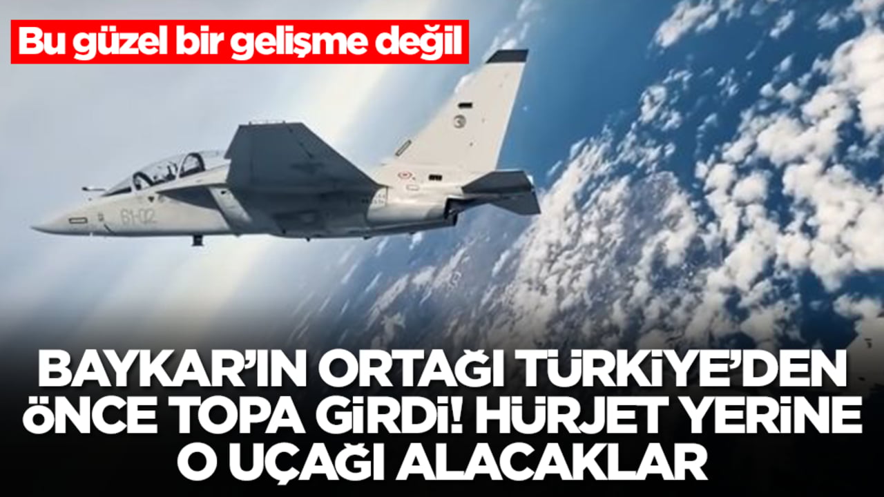 Bu güzel bir gelişme değil: Baykar'ın ortağı Türkiye'den önce topa girdi! Hürjet yerine o uçağı alacaklar