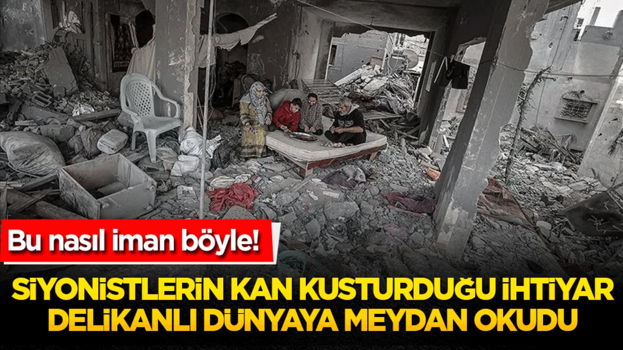 Bu nasıl iman böyle! Siyonistlerin kan kusturduğu ihtiyar delikanlı dünyaya meydan okudu!
