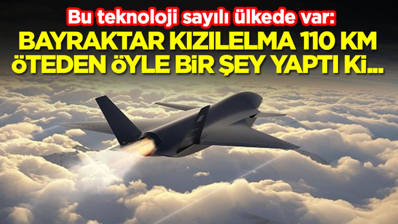 Bu teknoloji sayılı ülkede var: Bayraktar Kızılelma 110 km öteden öyle bir şey yaptı ki...