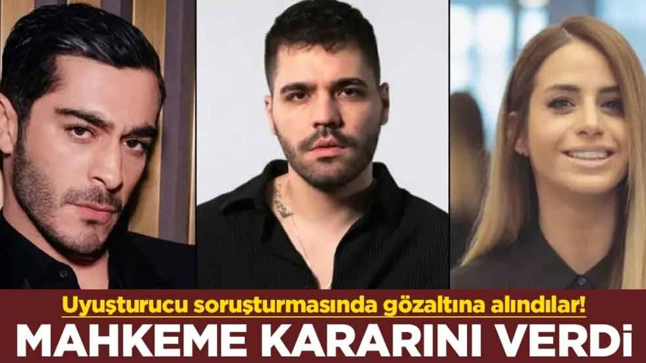 Burak Deniz, Emir Can İğrek ve Büşra Pekin hakkında karar verildi