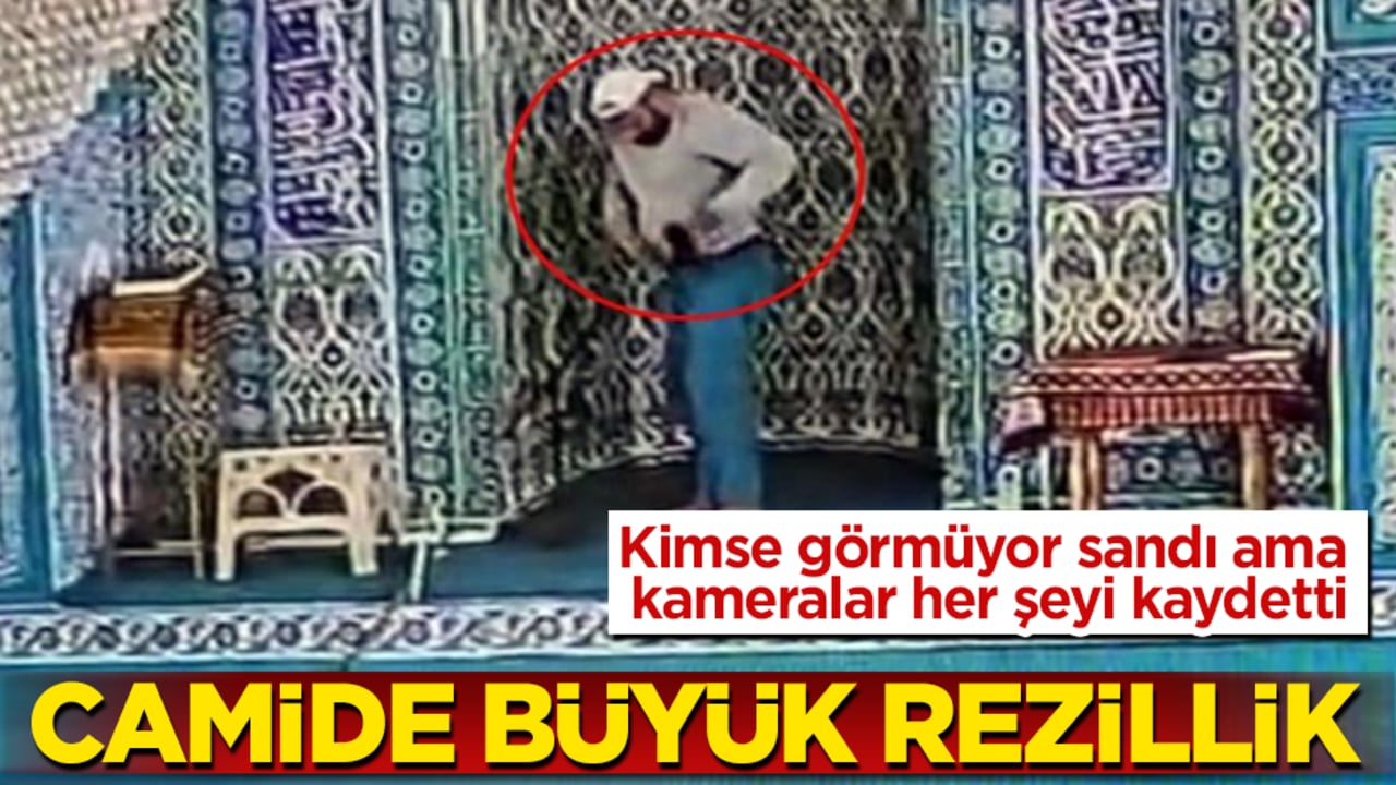 Camide büyük rezillik! Kimse görmüyor sandı ama kameralar her şeyi kaydetti