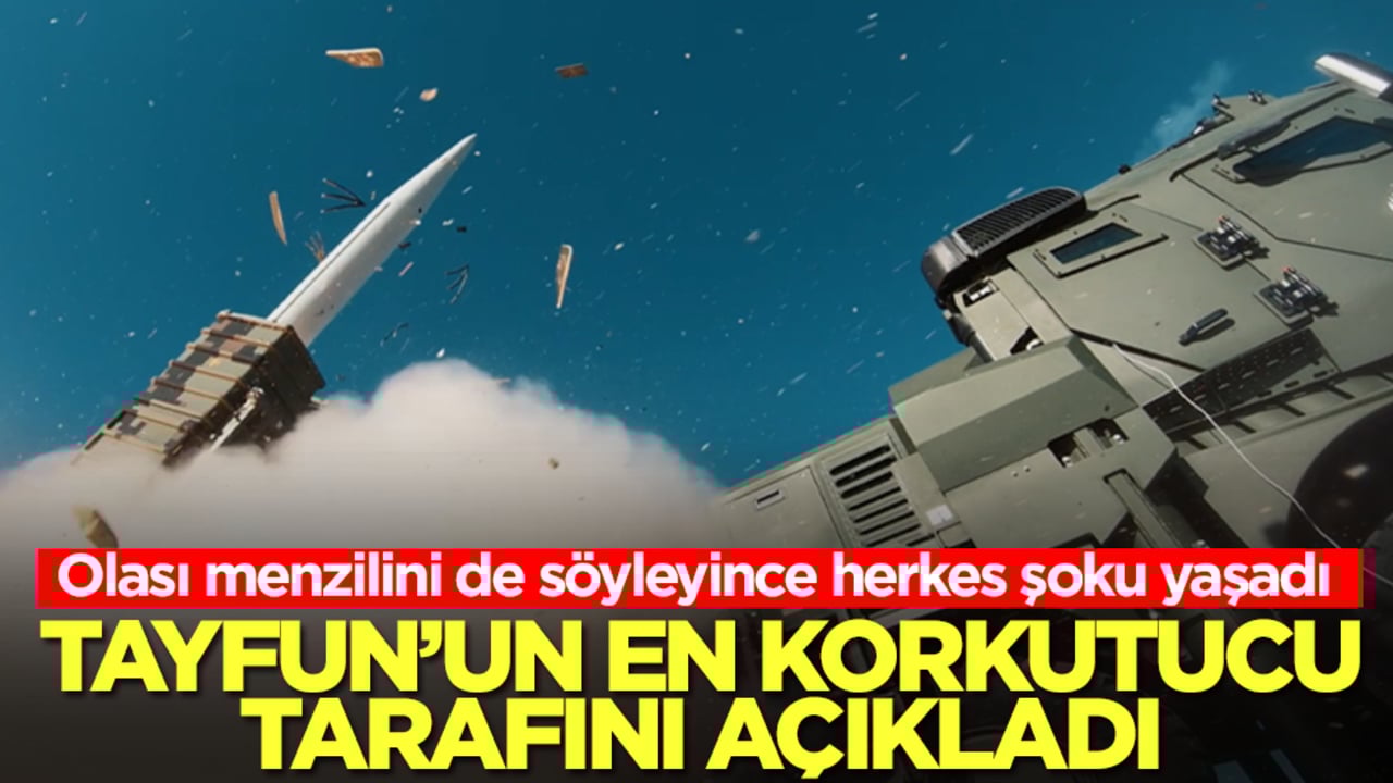 Canlı yayında Tayfun Balistik Füzesi'nin korkutucu tarafını açıkladı! Olası menzilini de söyleyince herkes şoku yaşadı