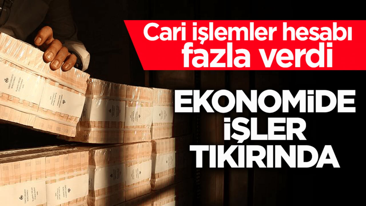 Cari işlemler hesabı fazla verdi! Ekonomide işler tıkırında