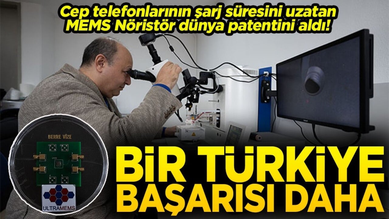 Cep telefonlarının şarj süresini uzatan MEMS Nöristör dünya patentini aldı!