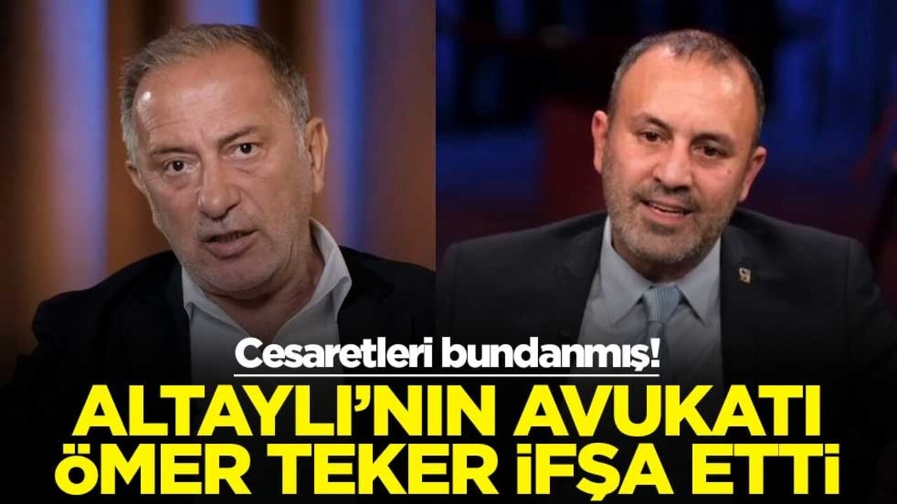 Cesaretleri bundanmış! Fatih Altaylı’nın avukatı Ömer Teker ifşa etti