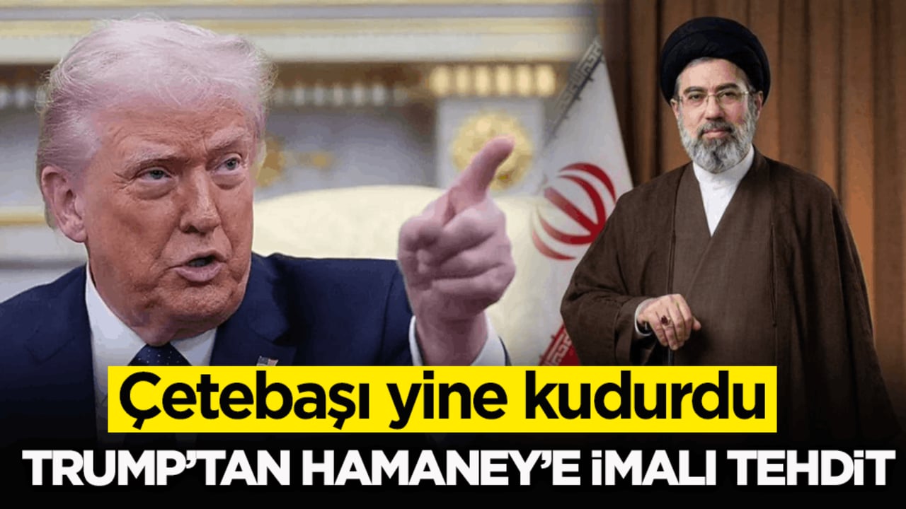 Çetebaşı yine kudurdu! Trump’tan Hamaney’e imalı tehdit