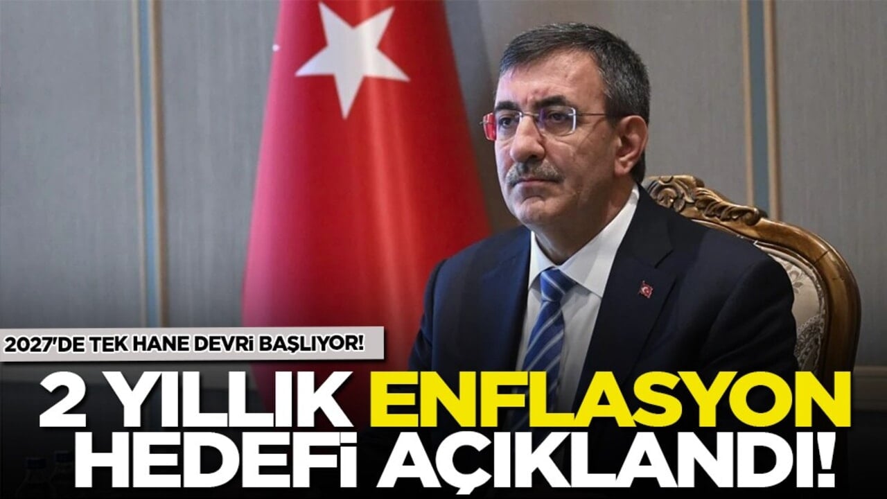 Cevdet Yılmaz: Enflasyon kararlılıkla düşüyor, hedefimiz 2027'de tek hane!