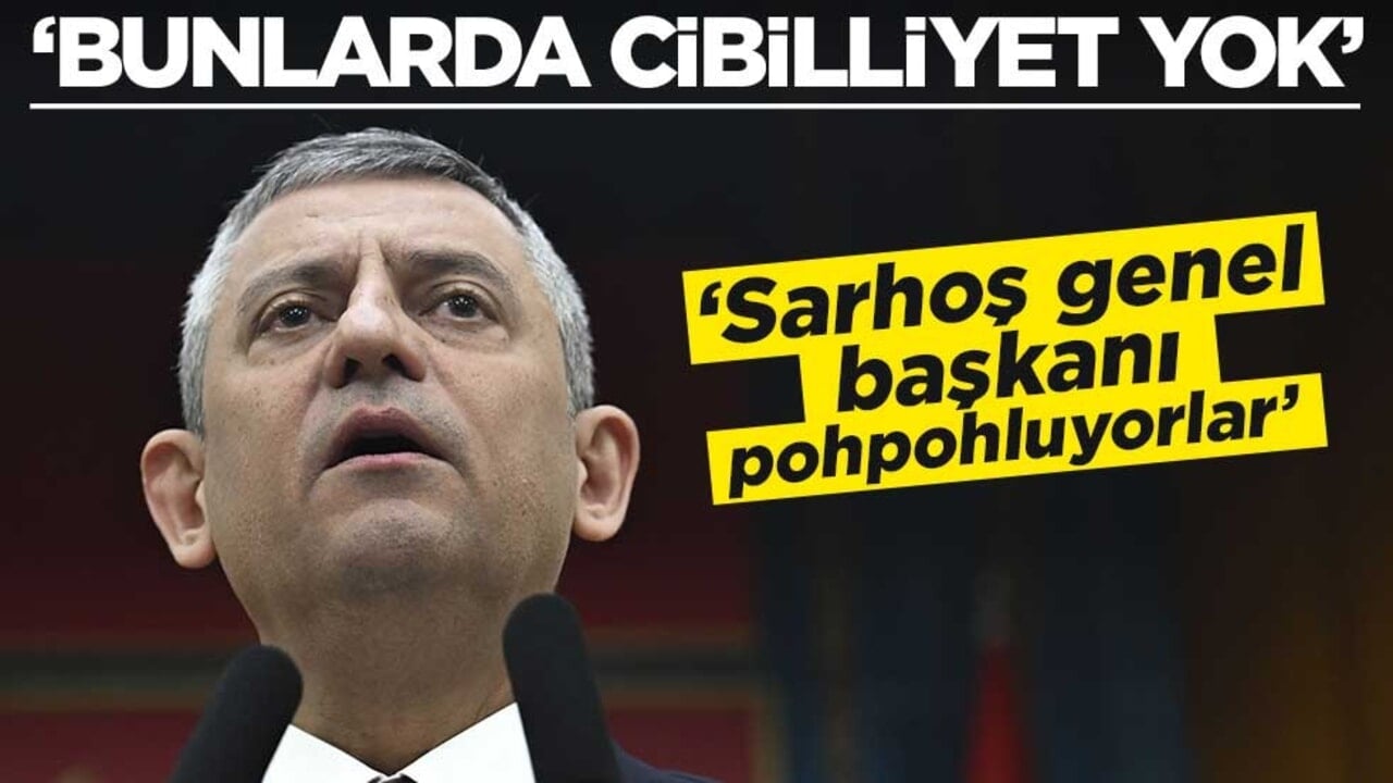 "CHP sarhoş genel başkanı pohpohluyor! Bunlarda cibilliyet yok"