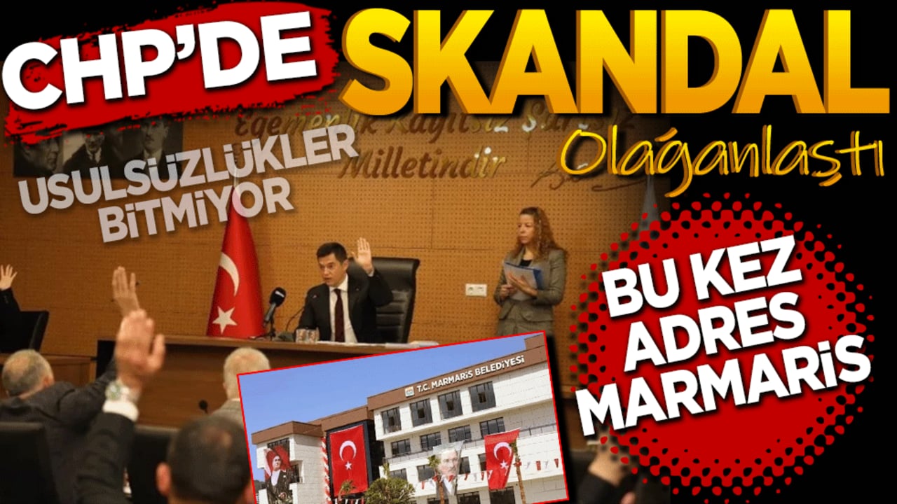 CHP'de skandal olağanlaştı! Bu kez adres Marmaris