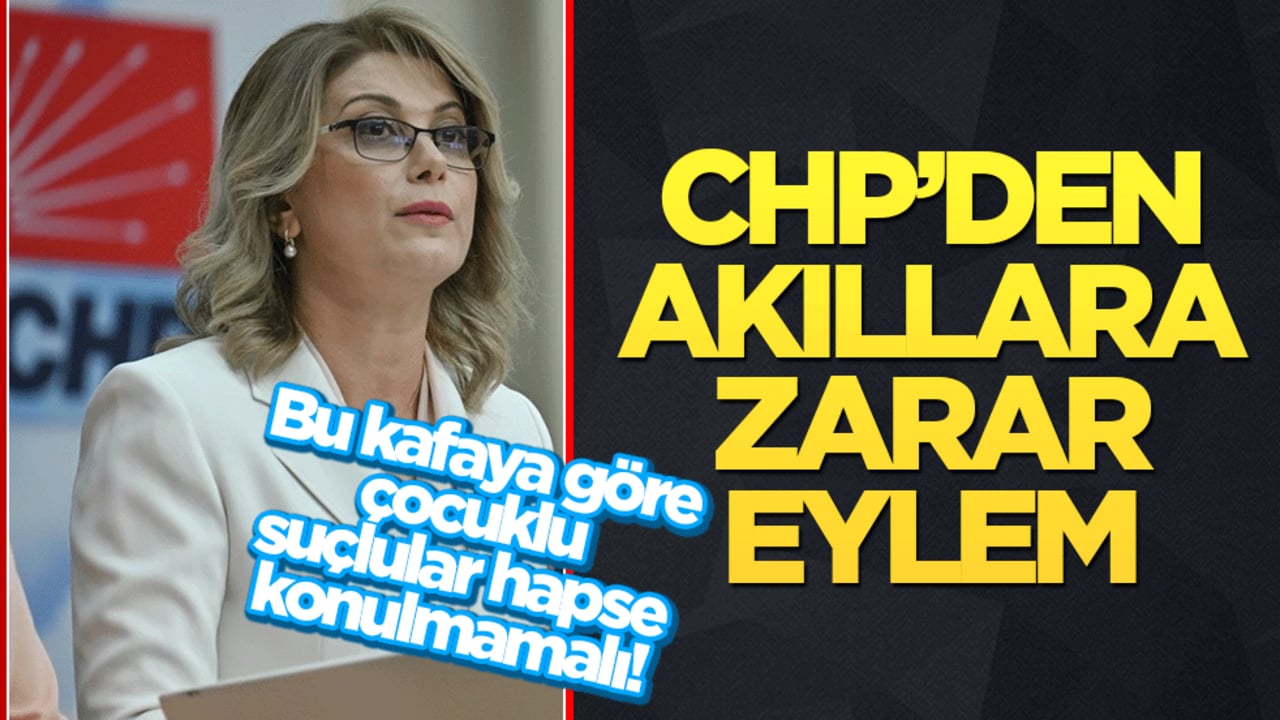 CHP’den akıllara zarar eylem: Bu kafaya göre çocuklu suçlular hapse konulmamalı!