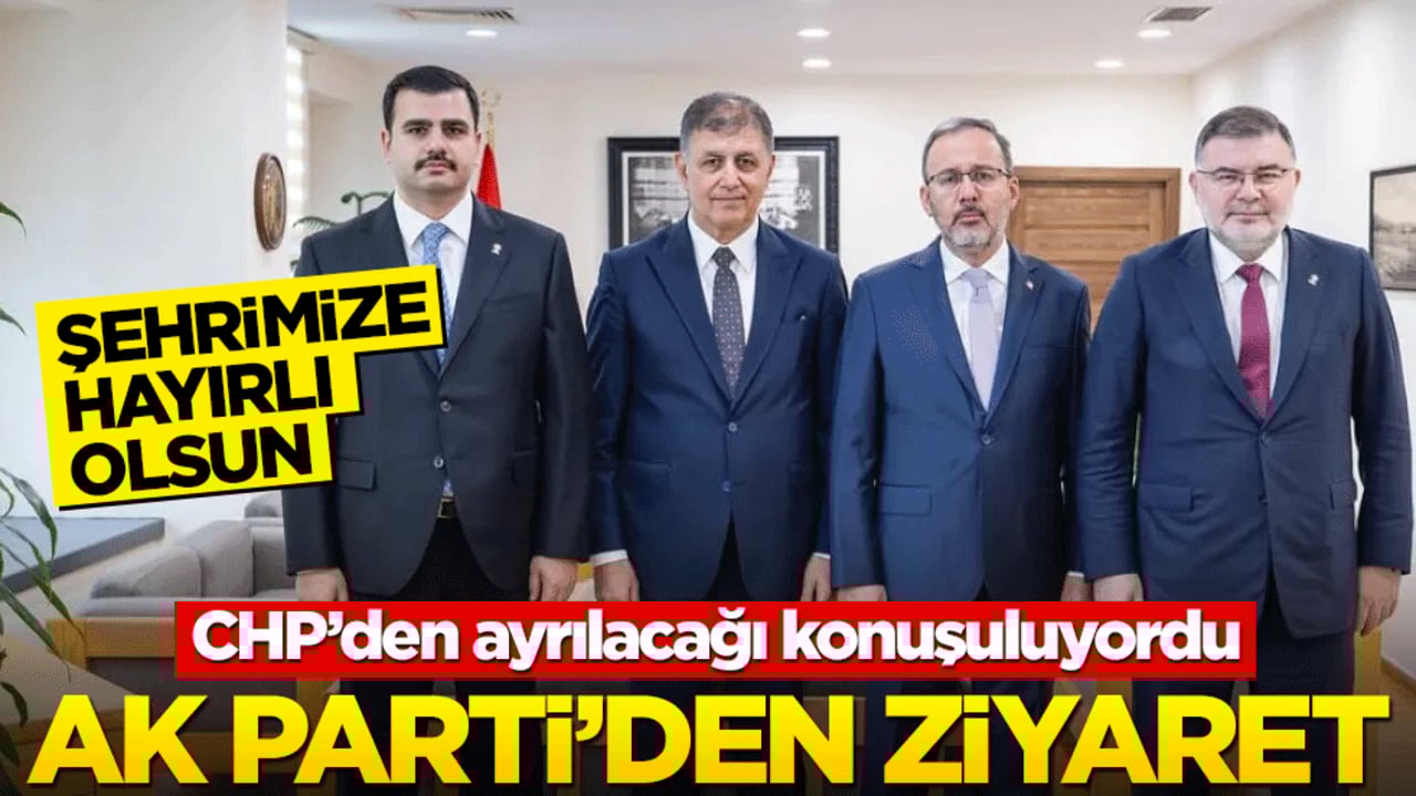 CHP’den ayrılacağı iddiaları vardı… Cemil Tugay’a AK Parti’den ziyaret! "Hayırlı olsun"