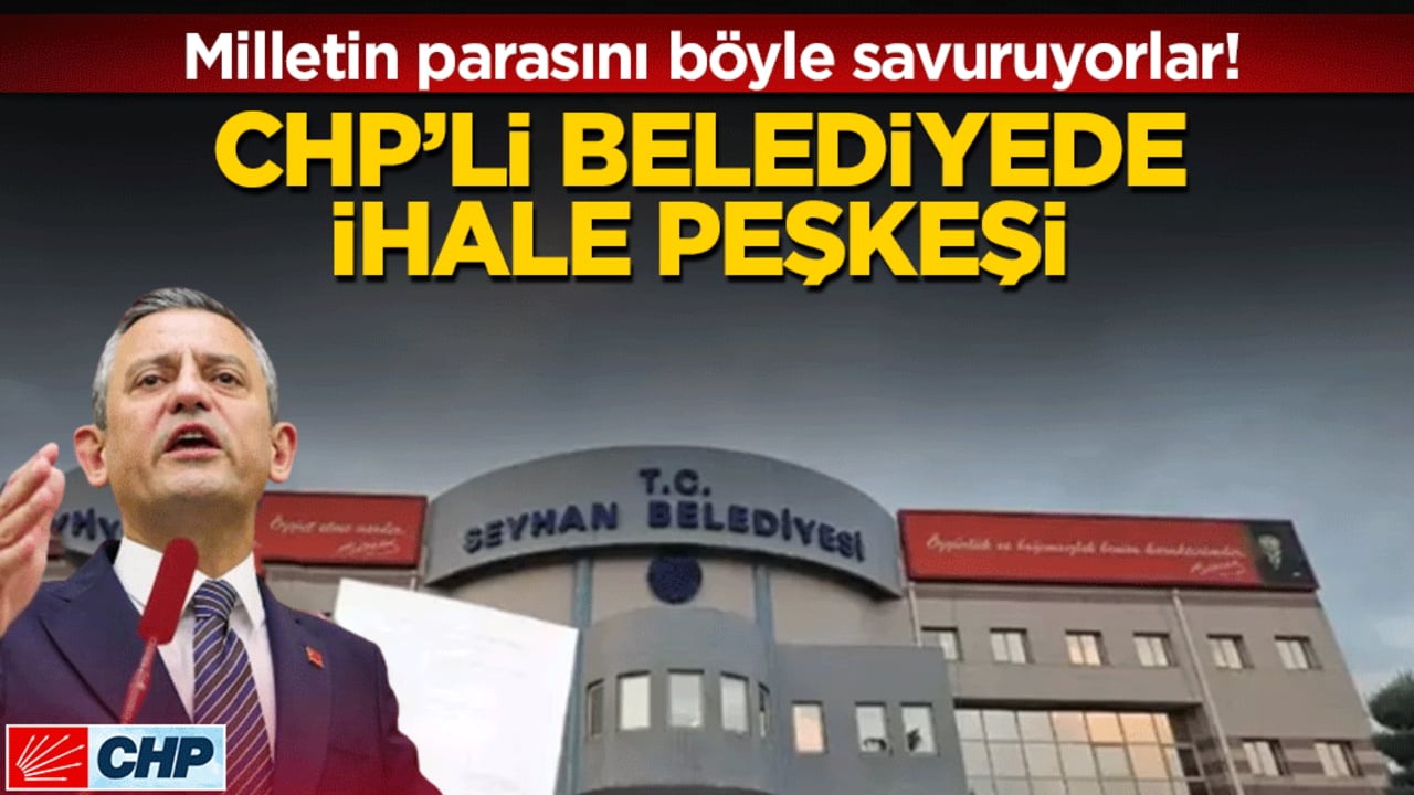 CHP’li belediyede ihale peşkeşi: Milletin parasını böyle savuruyorlar