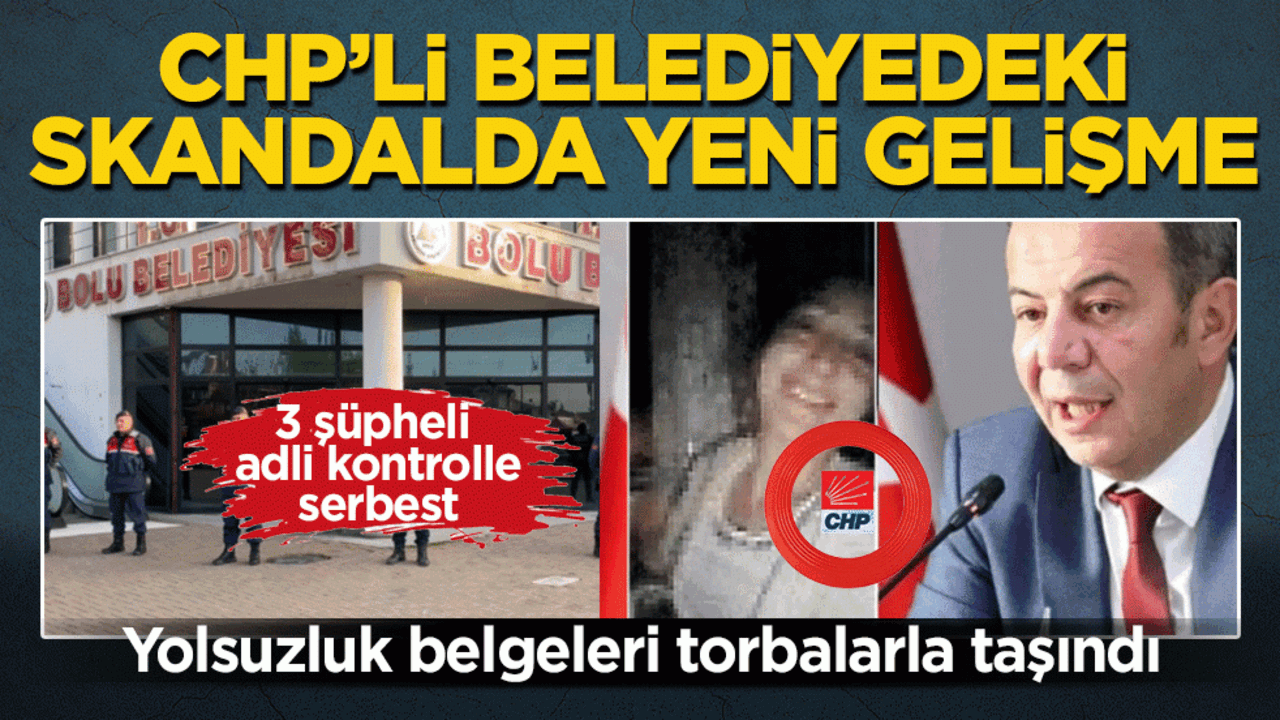 CHP’li belediyedeki skandalda yeni gelişme: Yolsuzluk belgeleri torbalarla taşındı! 3 şüpheli adli kontrolle serbest