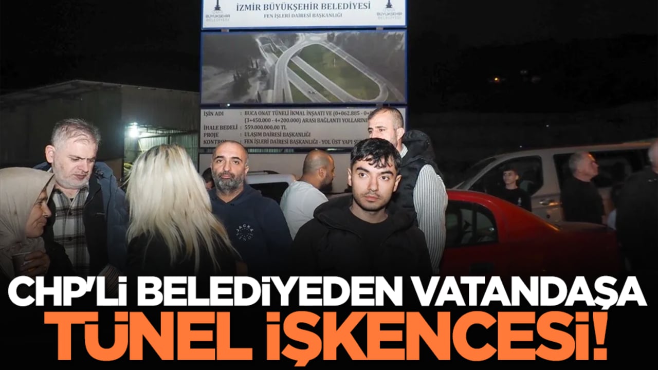 CHP'li belediyeden vatandaşa tünel işkencesi!