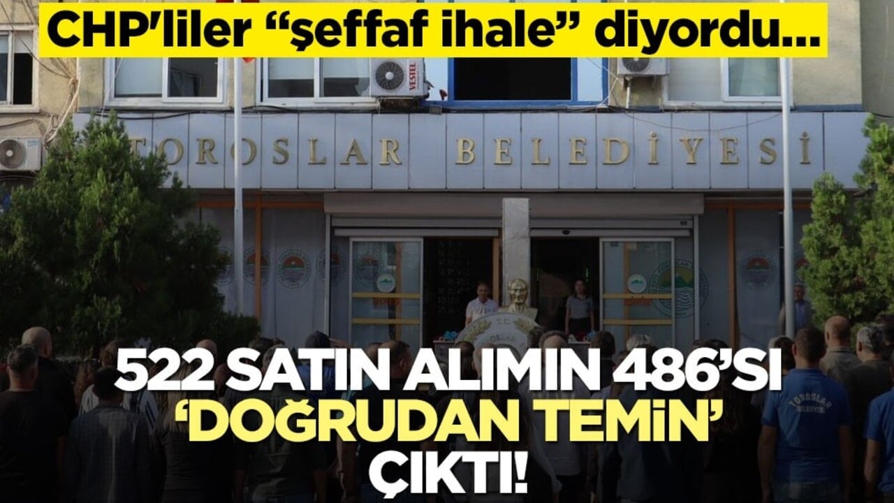CHP'liler "Şeffaf ihale" diyordu… O ilçede 522 satın alımın 486’sı "doğrudan temin" çıktı!