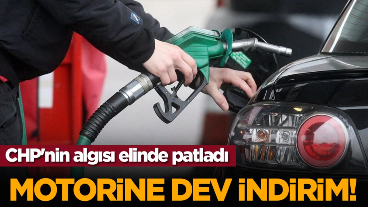 CHP'nin algısı patladı: Motorine dev indirim!