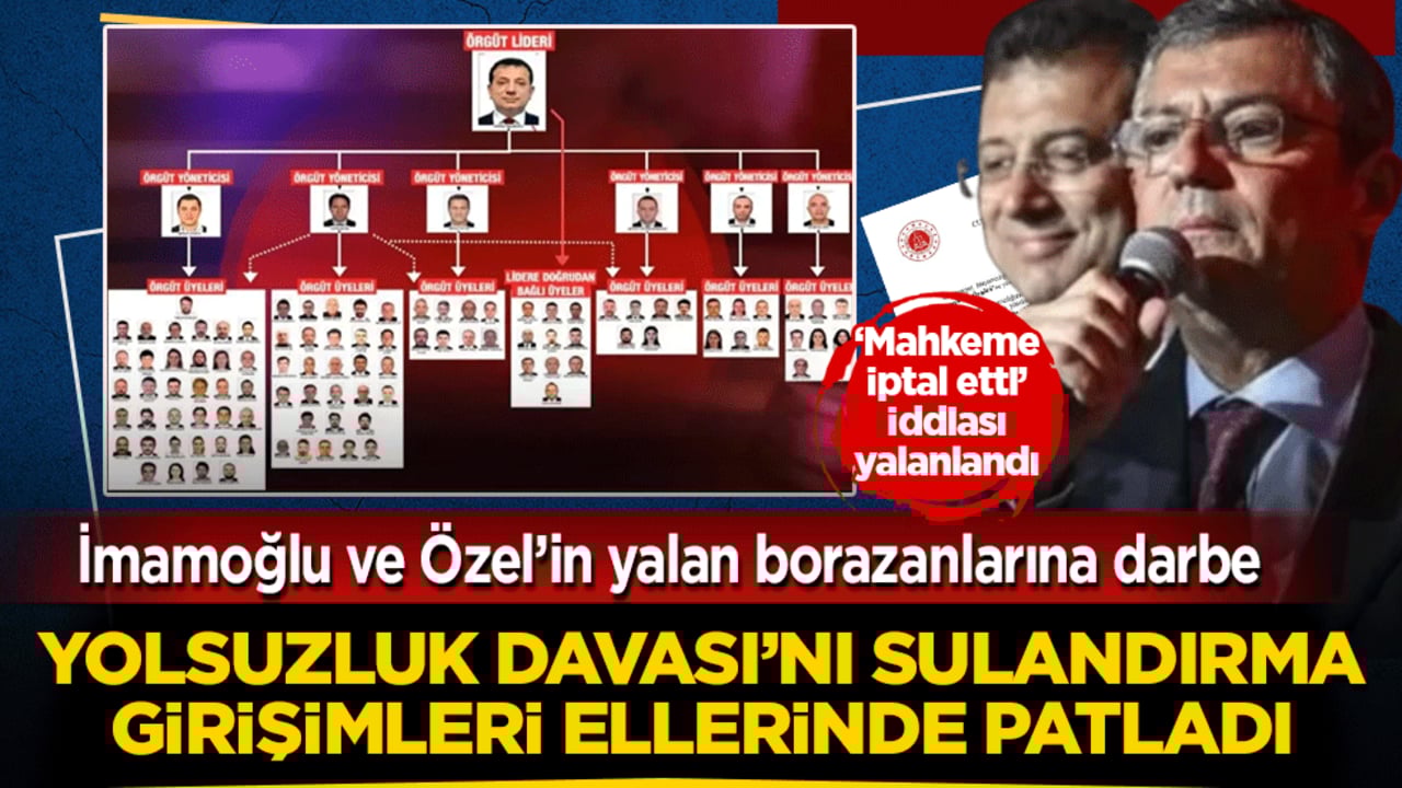 CHP’nin hırsız İmamoğlu davasını manipüle etme girişimi ellerinde patladı: Başsavcılıktan mahkemeyi sabote edenlere tokat gibi cevap