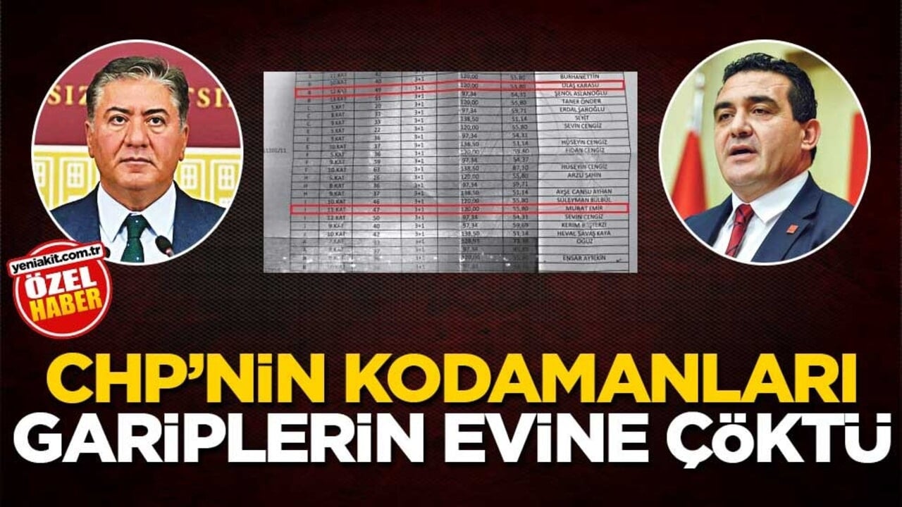 CHP’nin kodamanları gariplerin evine çöktü