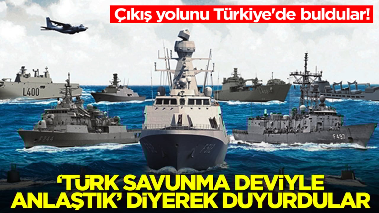 Çıkış yolunu Türkiye'de buldular! 'Türk savunma devi ile anlaştık' diyerek dünyaya duyurdular