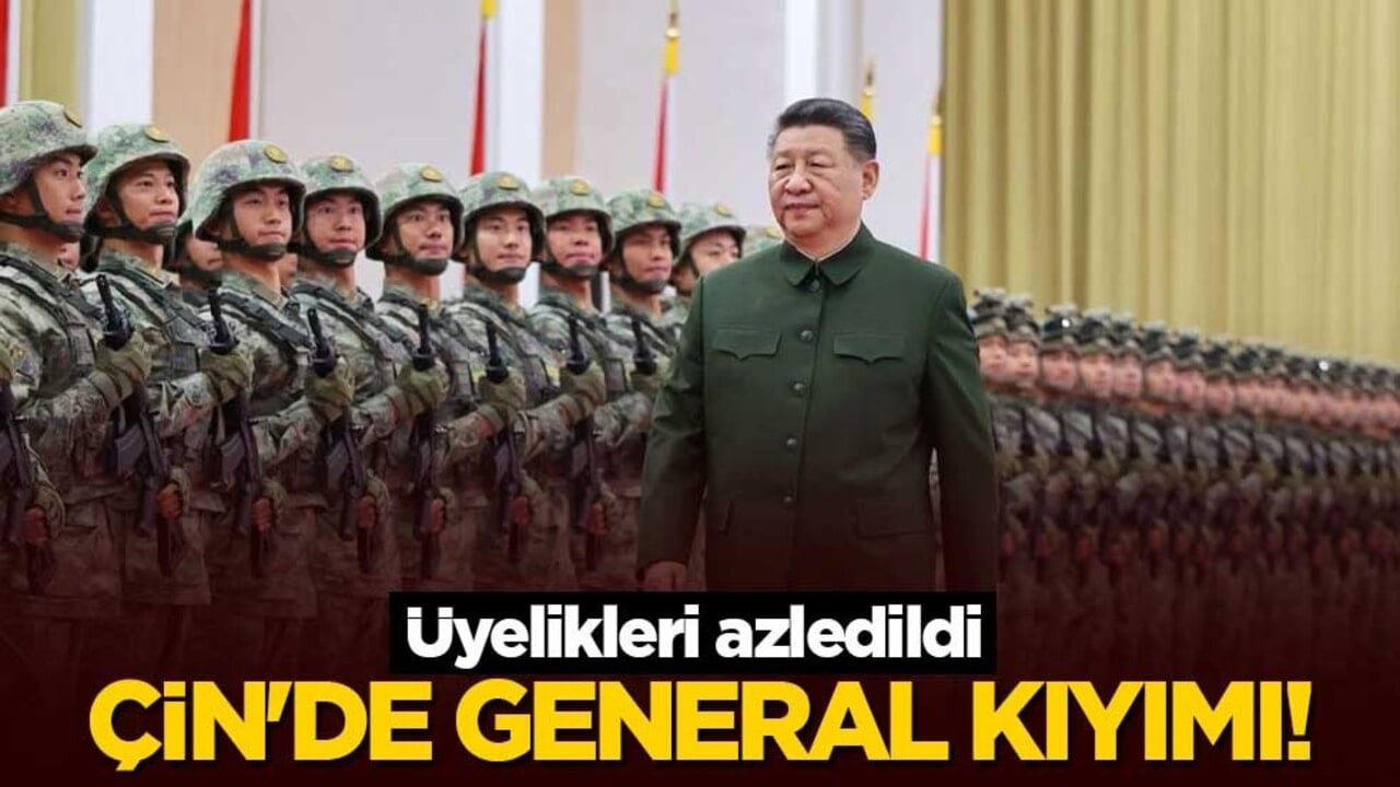 Çin'de general kıyımı! Üyelikleri azledildi
