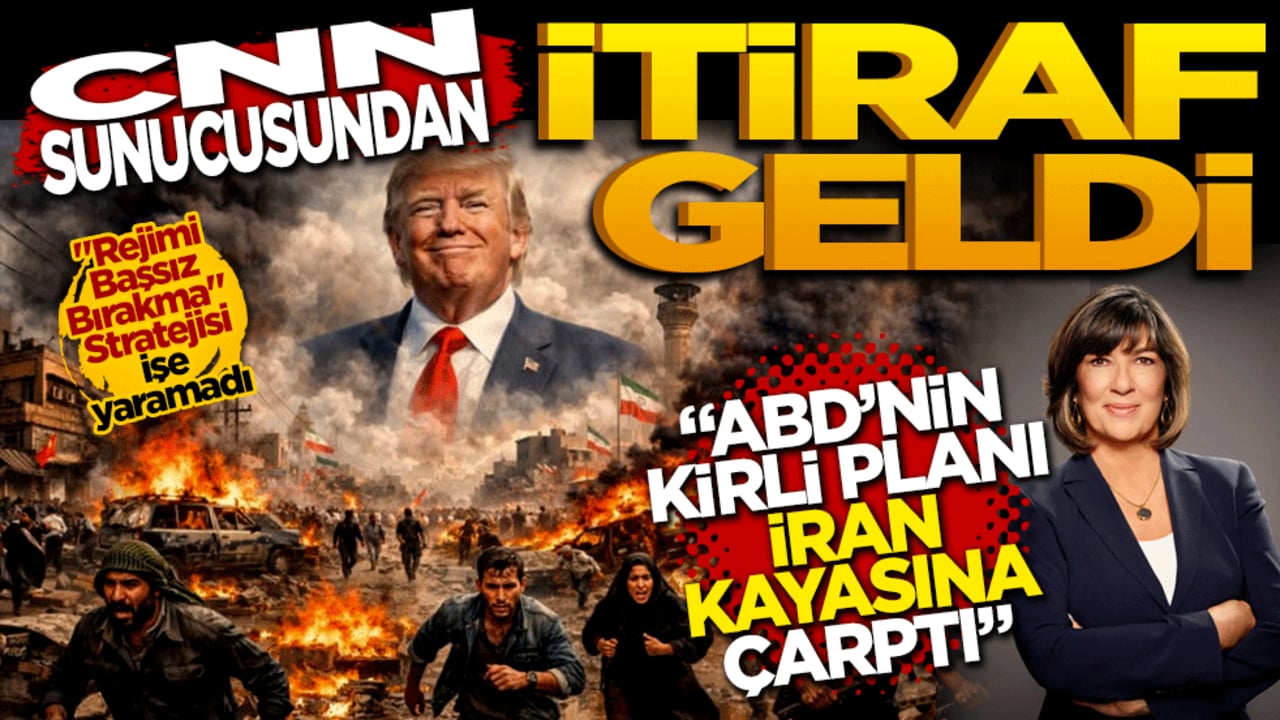 CNN Sunucusundan itiraf geldi: ABD'nin kirli planı İran kayasına çarptı!