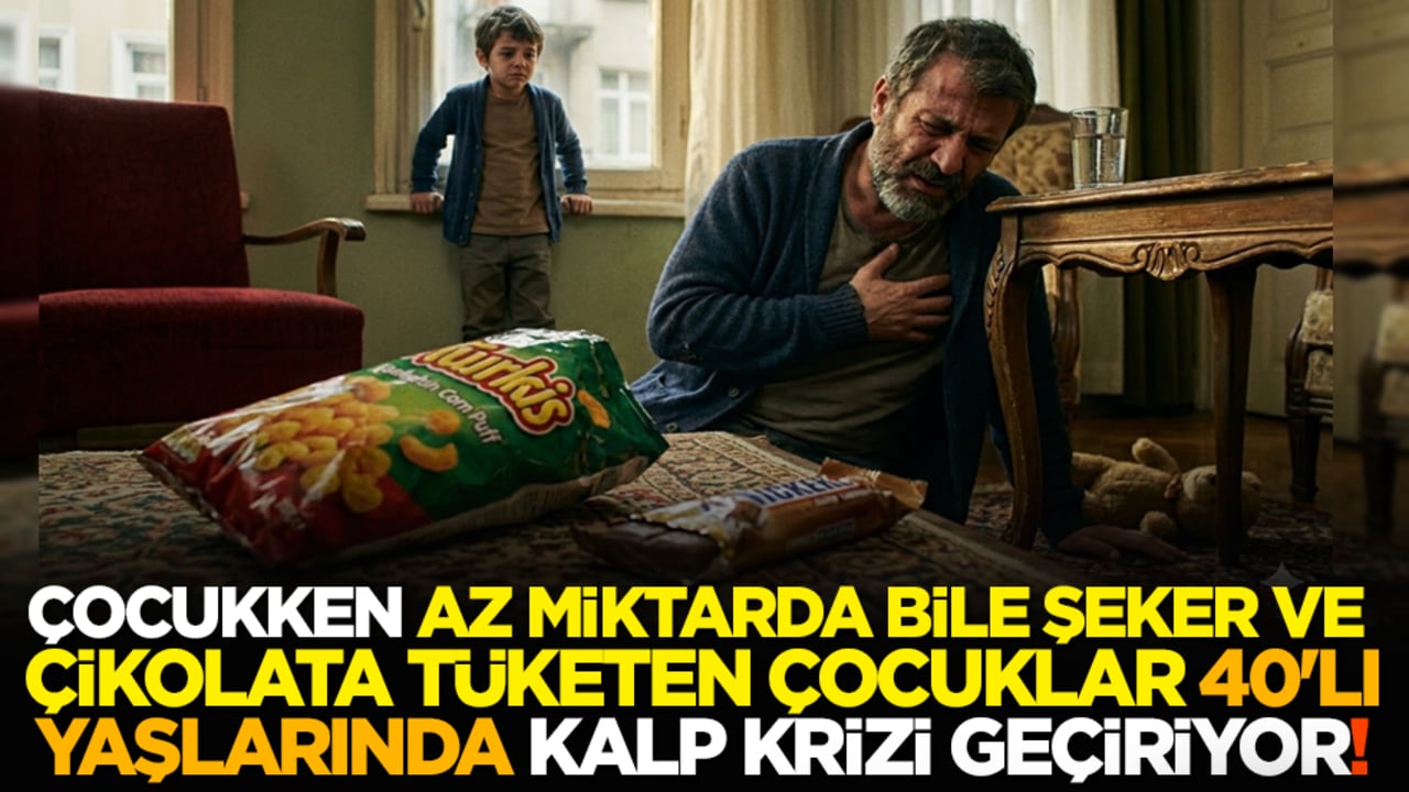 Çocukken az miktarda bile şeker ve çikolata tüketen çocuklar 40'lı yaşlarında kalp krizi geçiriyor! Anne-babaların elleriyle verdiği ölüm!