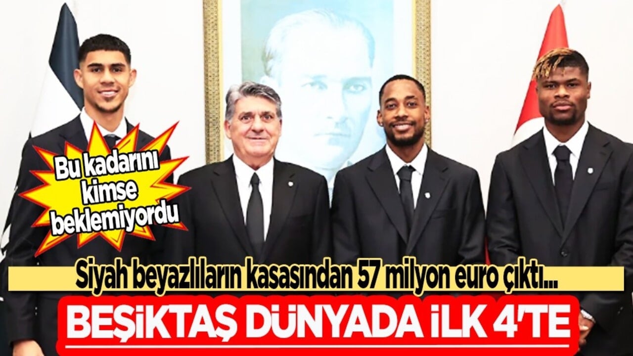 Çok eleştirilmişti oysa ki... Beşiktaş dünyada ilk 4'te: Bu kadarını kimse beklemiyordu