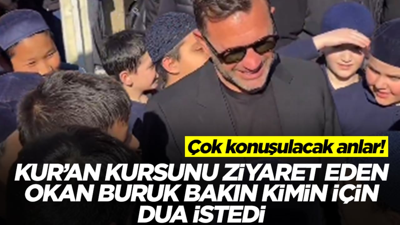 Çok konuşulacak anlar: Kur'an kursunu ziyaret eden Okan Buruk o isim için dua istedi