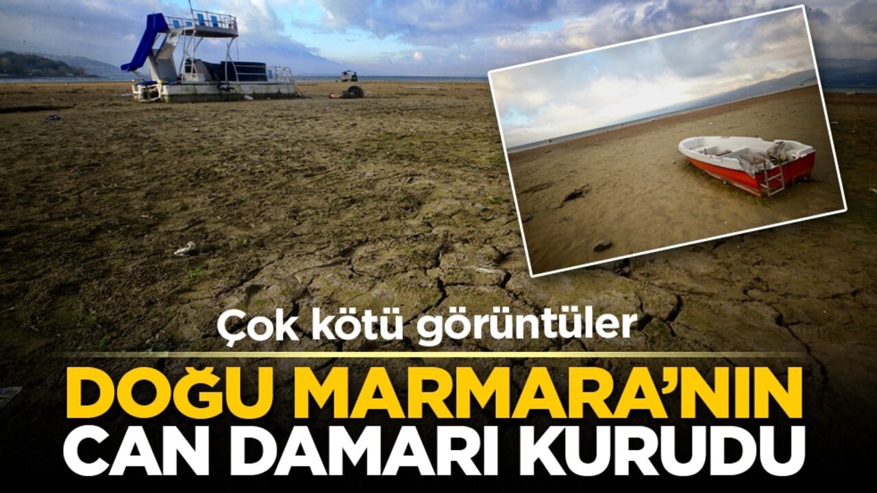 Çok kötü görüntüler: Doğu Marmara’nın can damarı kurudu