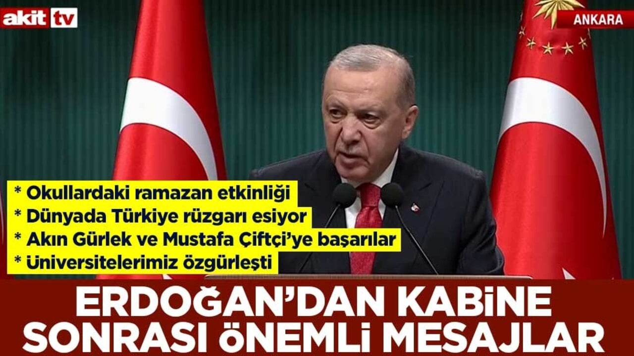 Cumhurbaşkanı Erdoğan: Şu an dünyada bir Türkiye rüzgârı esiyor