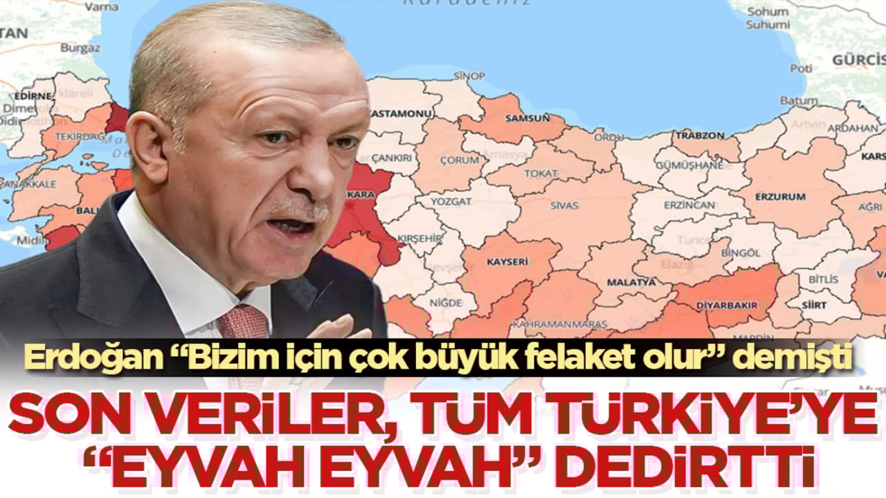 Cumhurbaşkanı Erdoğan "Bizim için çok büyük felaket olur" demişti! Son veriler, tüm Türkiye’ye "Eyvah eyvah" dedirtti