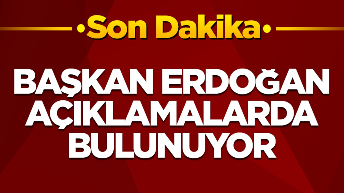 Cumhurbaşkanı Erdoğan, 'Ideathon' Yarışması Ödül Töreni'nde açıklama yapıyor
