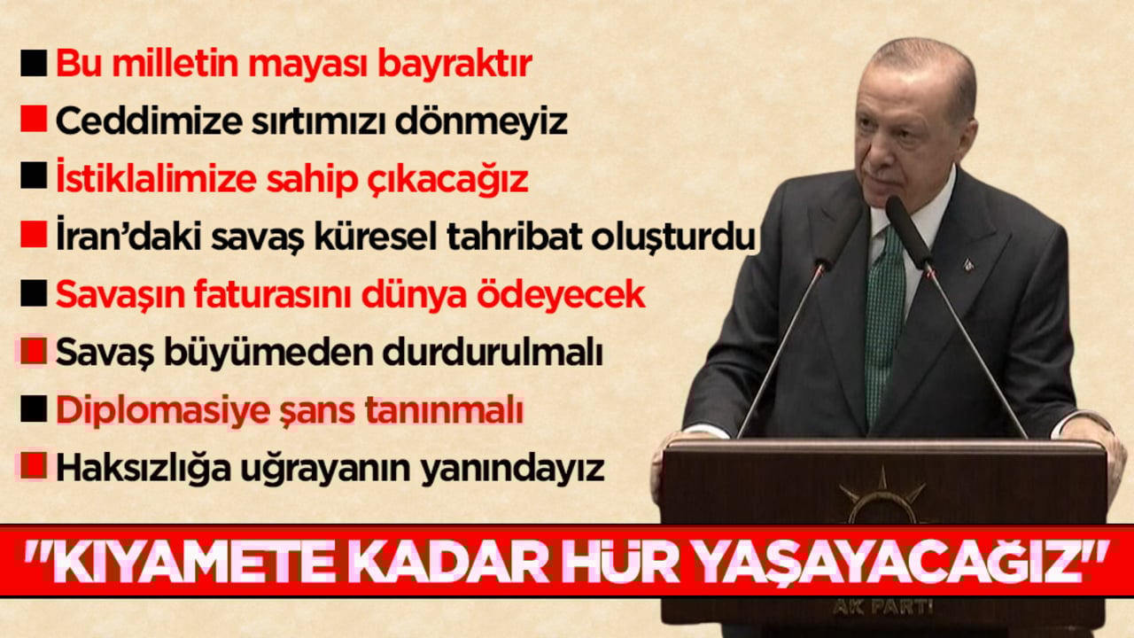 Cumhurbaşkanı Erdoğan: Kıyamete kadar hür yaşayacağız