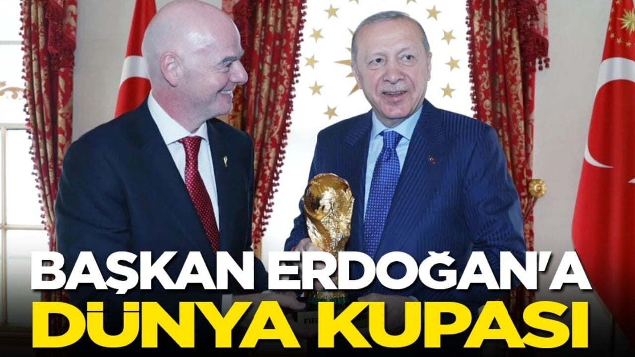 Cumhurbaşkanı Erdoğan'a Dünya Kupası