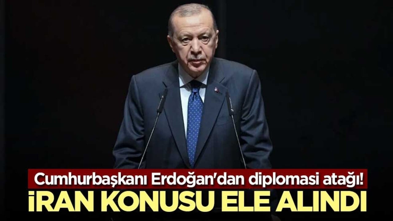 Cumhurbaşkanı Erdoğan'dan diplomasi atağı! İran konusu ele alındı