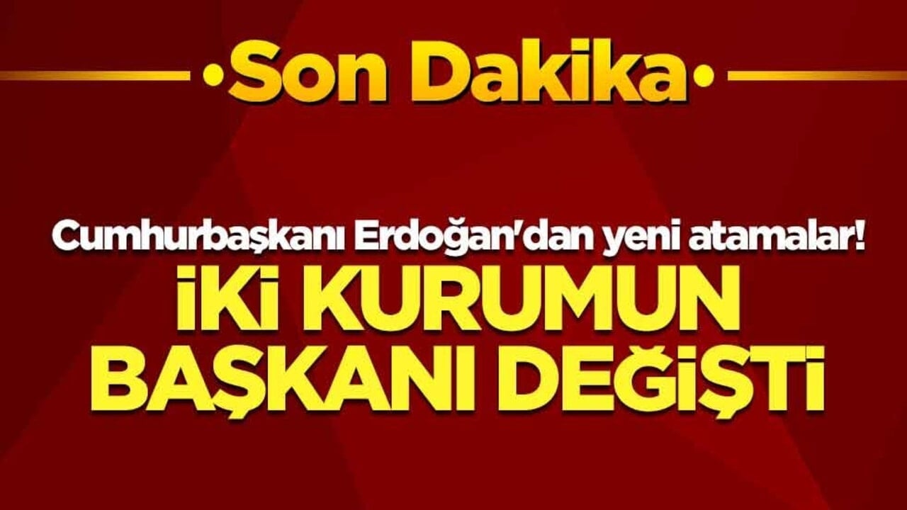 Cumhurbaşkanı Erdoğan'dan yeni atamalar! SPK ve TUİK başkanı değişti