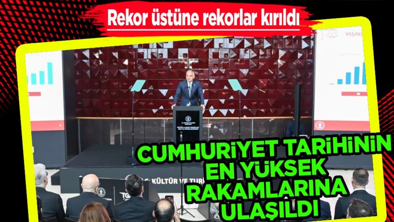 Cumhuriyet tarihinin en yüksek rakamlarına ulaşıldı: Bakan Ersoy'un vizyonu kültür ve sanatta rekorları getirdi...