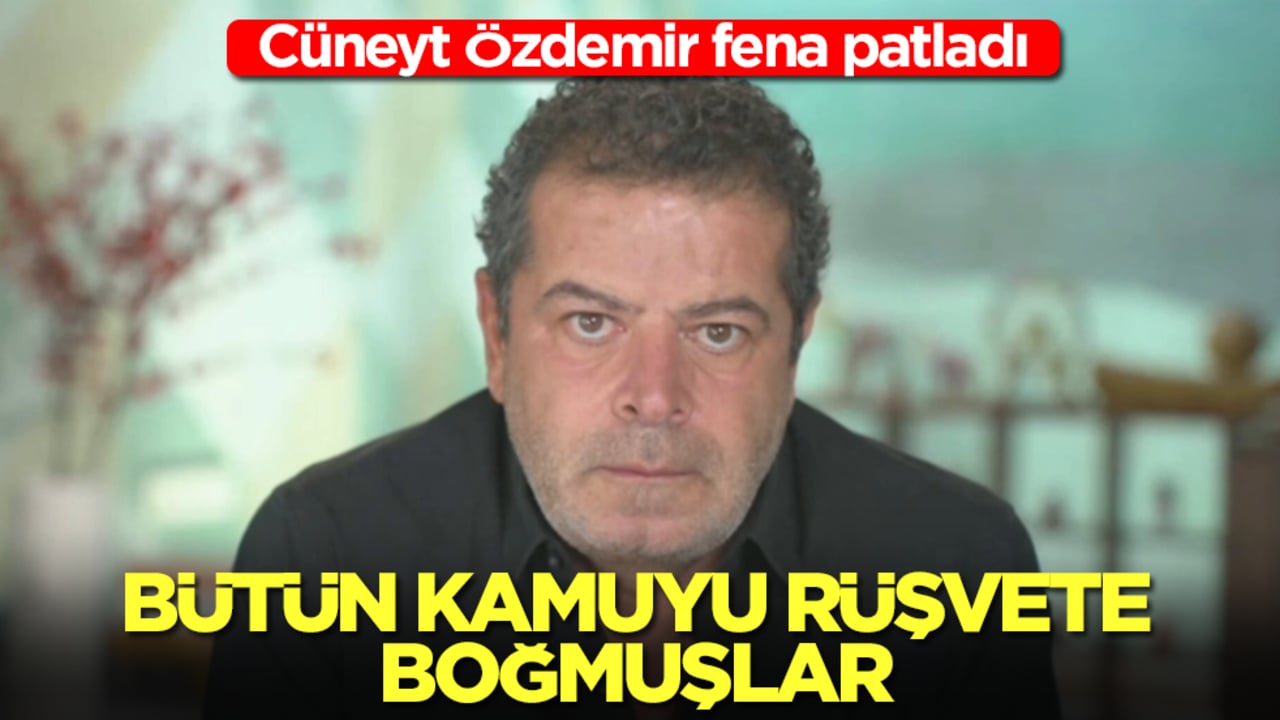 Cüneyt Özdemir fena patladı: Bütün kamuyu rüşvete boğmuşlar