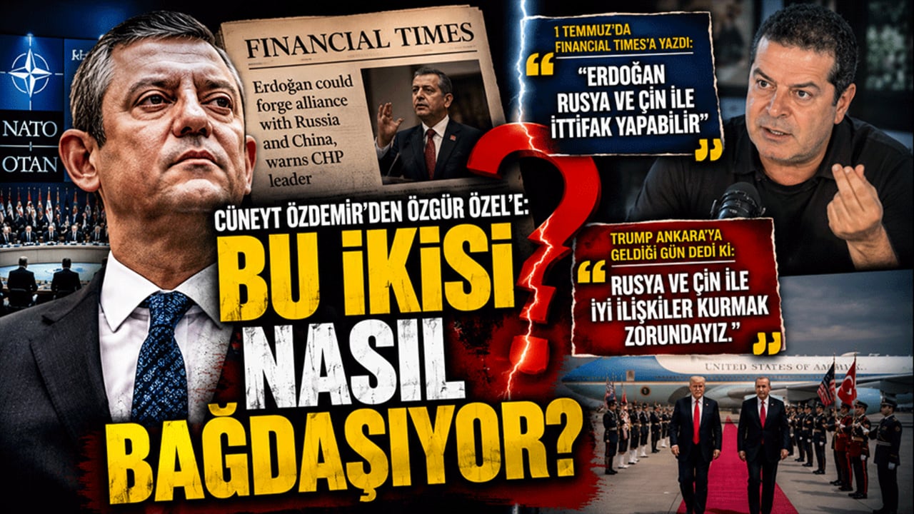 Cüneyt Özdemir'den Özgür Özel'e dış politika eleştirisi: "Bu iki açıklama nasıl bağdaşıyor?"