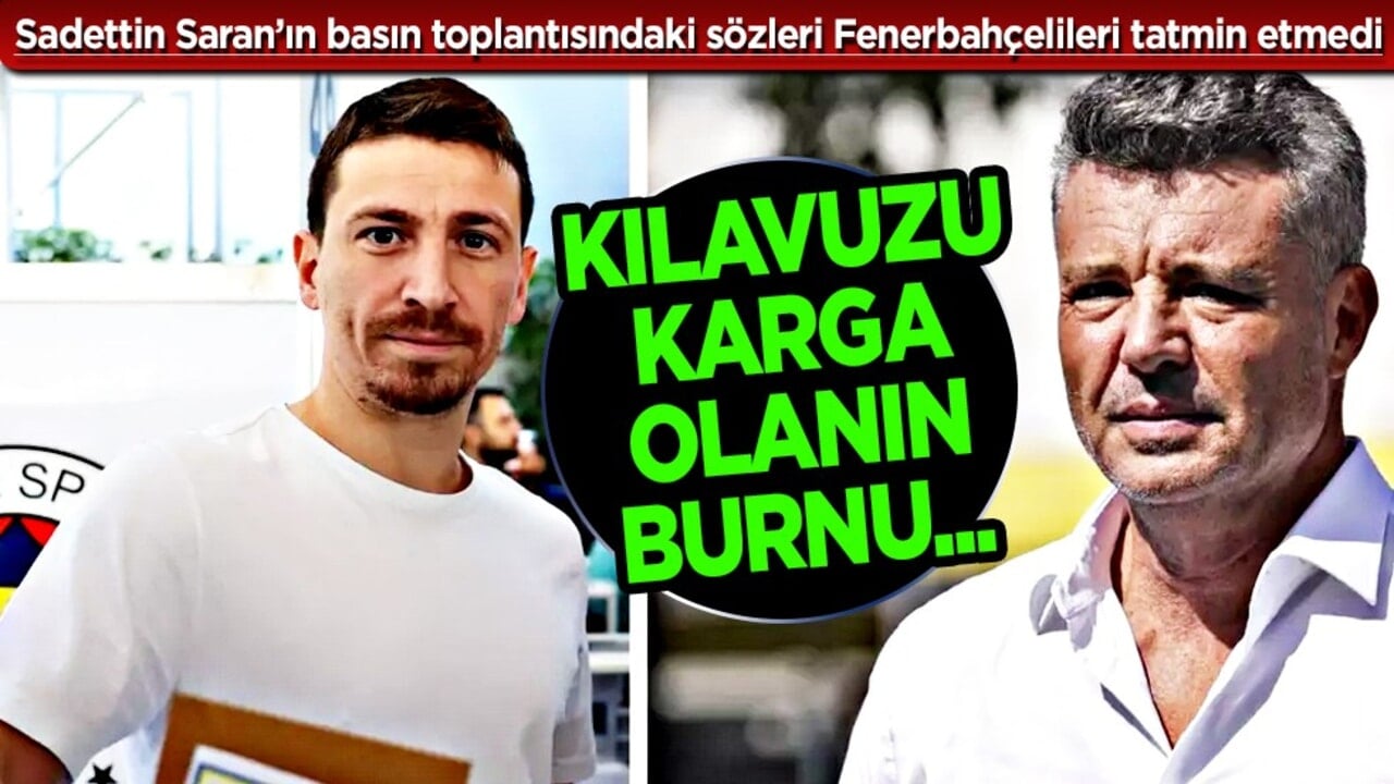 Dağ fare doğurdu! Saran'ın ilk basın toplantısı herkesi şaşkınlığa uğrattı: Mert Hakan'a sahip çıktı