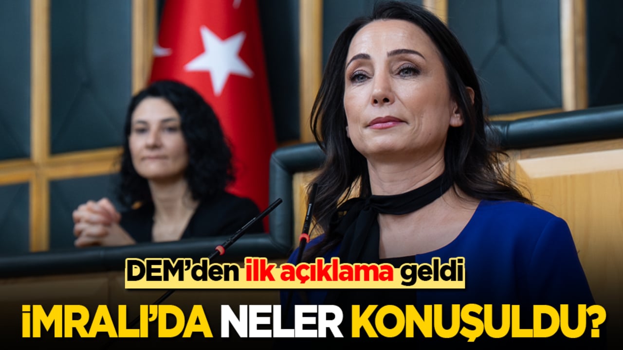 DEM’den ilk açıklama geldi: İmralı'da neler konuşuldu?