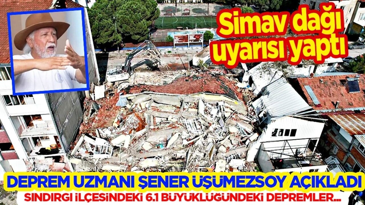 Deprem Bilimci Prof. Dr. Şener Üşümezsoy müjdeli haberi verdi! Sındırgı için bakın ne dedi…