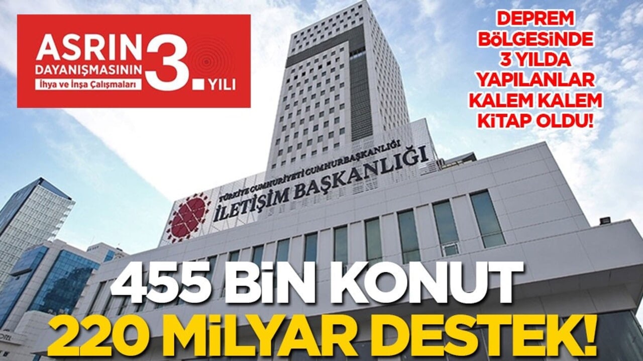 Deprem bölgesinde 3 yılda yapılanlar kalem kalem kitap oldu: 455 bin konut, 220 milyar nakdi destek!